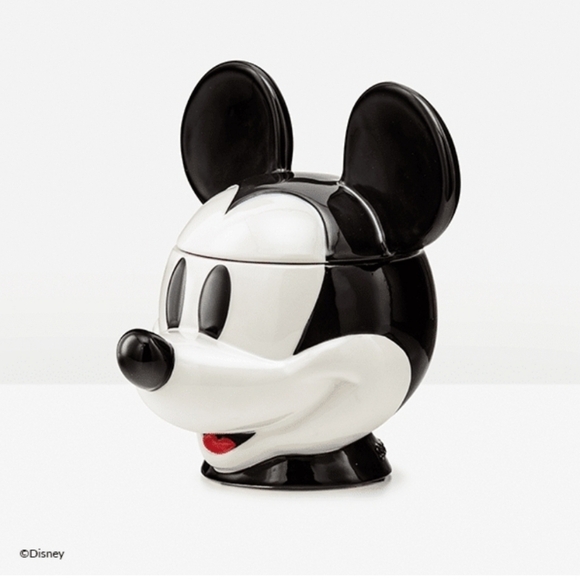 Scentsy Disney Mickey Mouse Wax Melt Warmer Black White Red Classic Enthusiasts - Picture 3 of 4